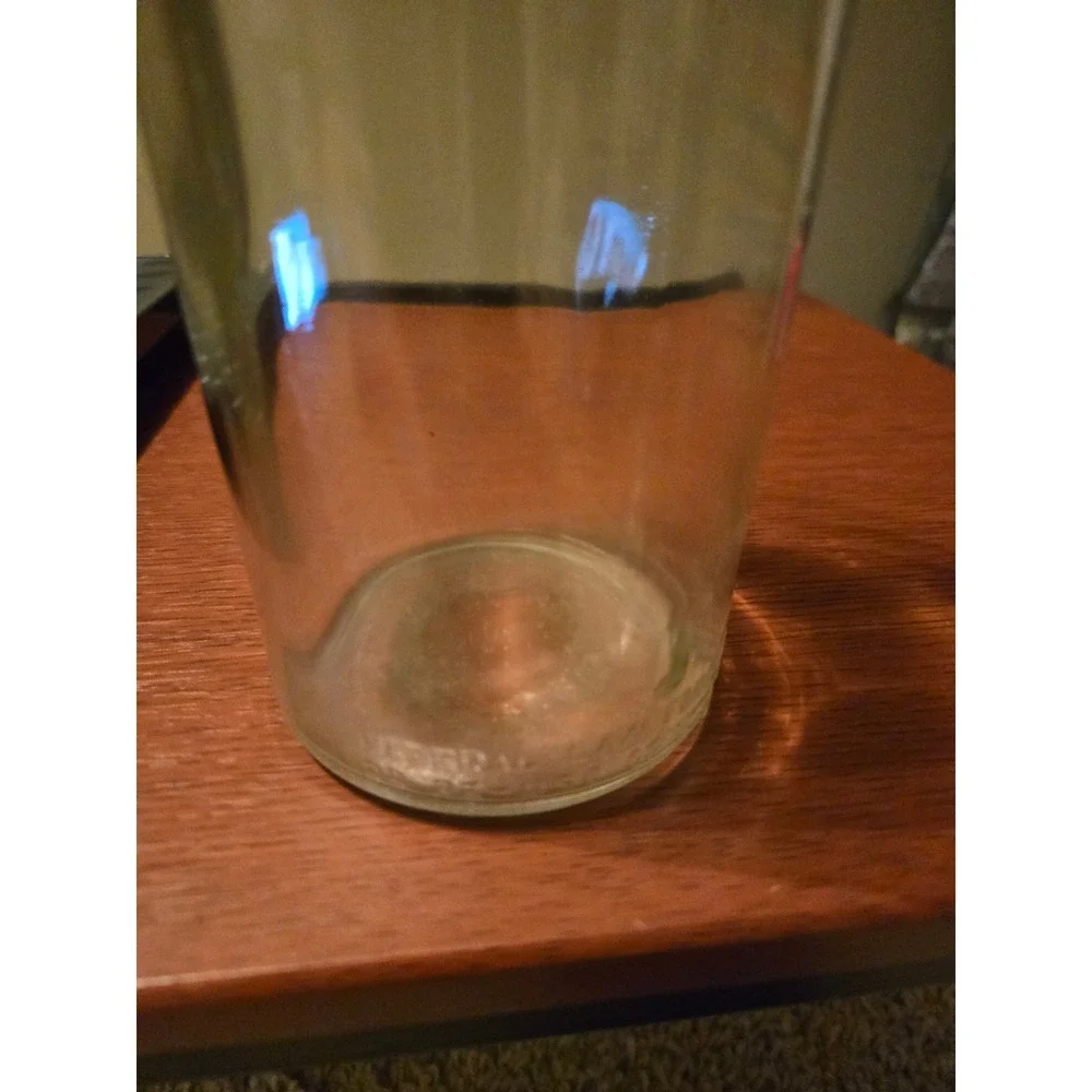 Vintage Clear Glass Shaker Bottle Federal Law Forbids Sale or Reuse Embossed